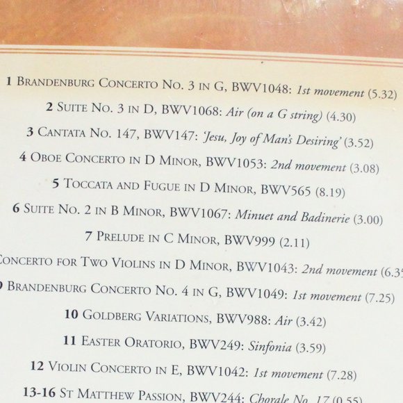 1 Mozart Musical Masterpiece -1 Bach Baroque Masterpiece Sealed Unopened CDs - Picture 11 of 12